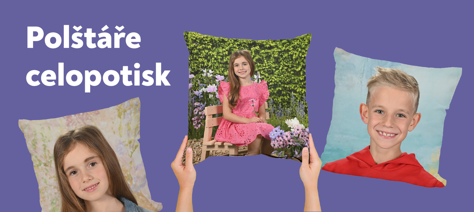 Polštáře celopotisk