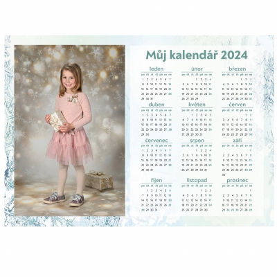Kalendář s fotografií 2024 - Ledový