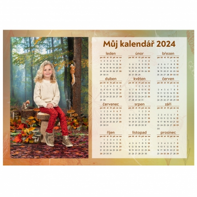 Kalendář s fotografií 2024 - Oranž I