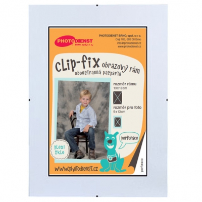 Clip-Fix plexisklo 13x18cm