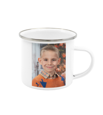 Hrnek smaltovaný - plecháček